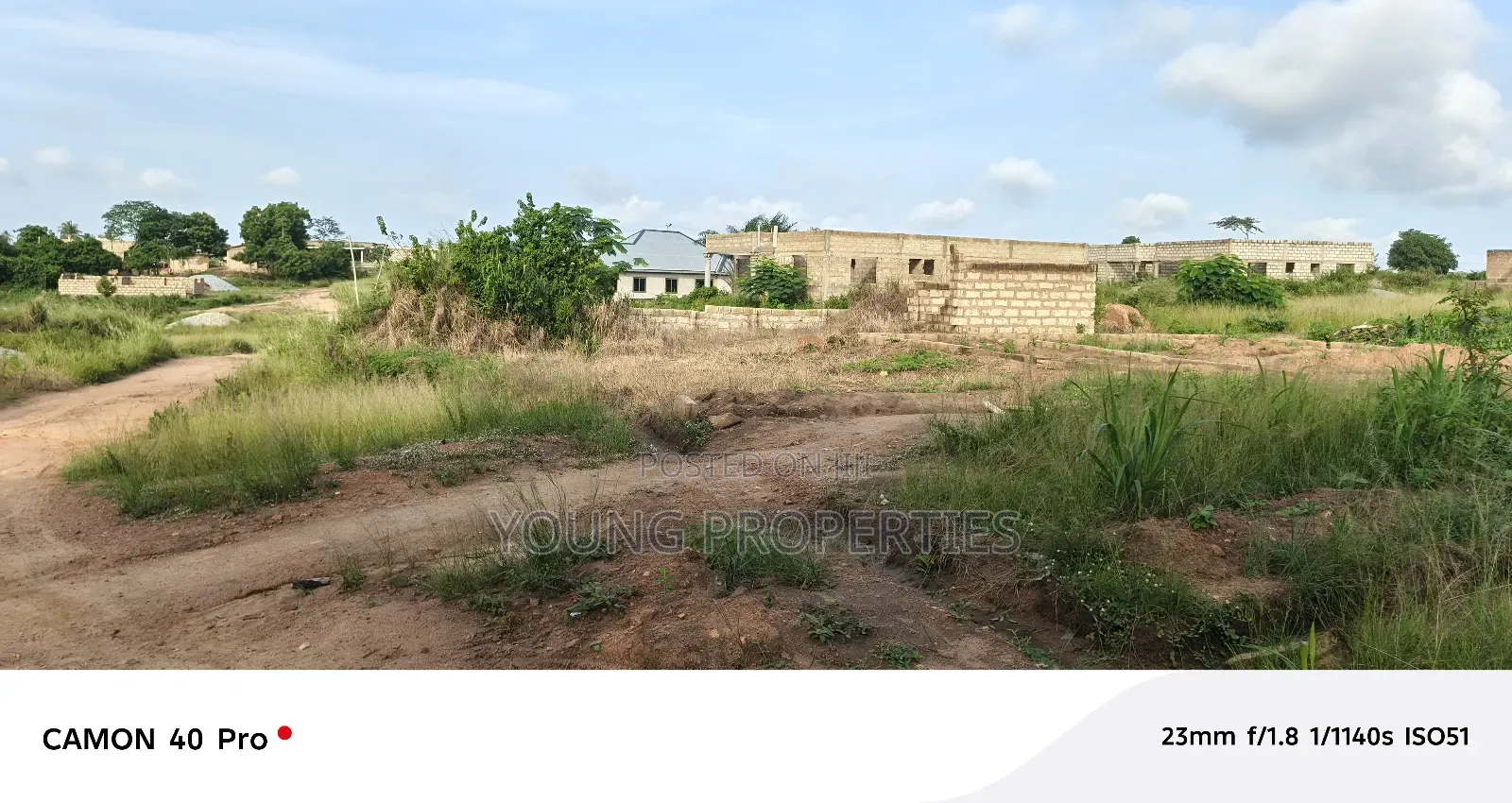 1 Acre of Land for Sale Amasaman Danchira 50,000 Ghana Cedis
