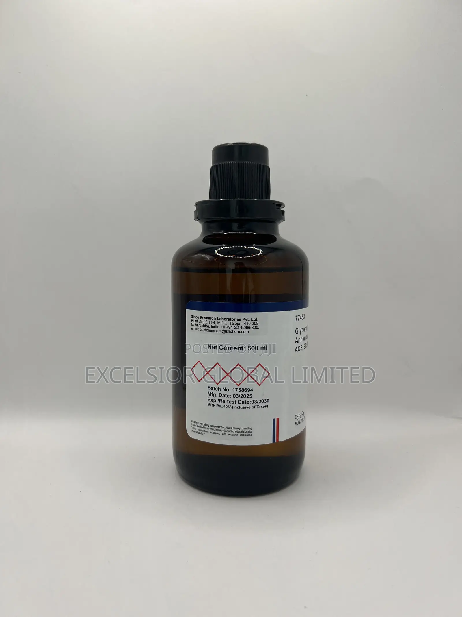 Glycerol (Glycerine) 500ml