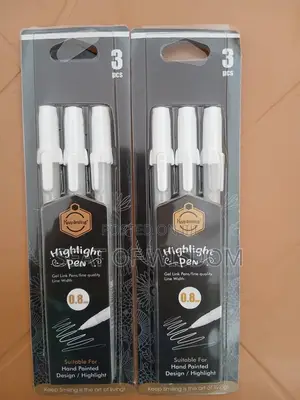 White Gel Pen/Highlight Pen