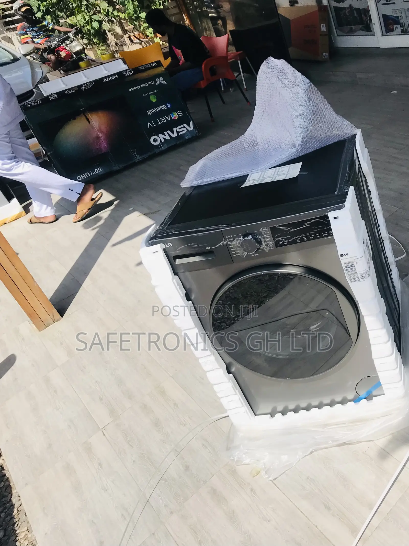 Lg Steam Inverter 8kg Fullauto Frontload Smart Washer