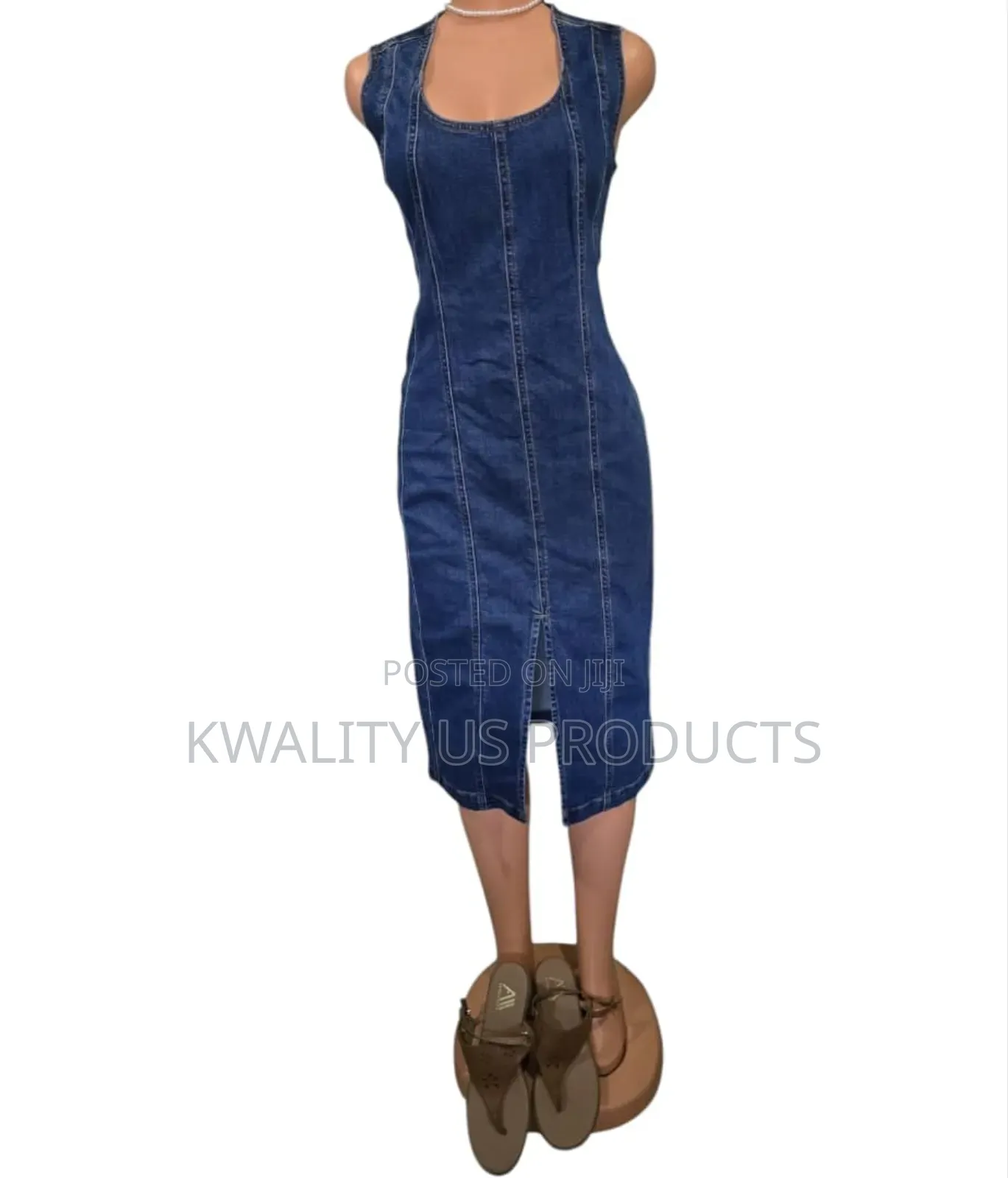 Sofia Ladies Seam Denim Dress