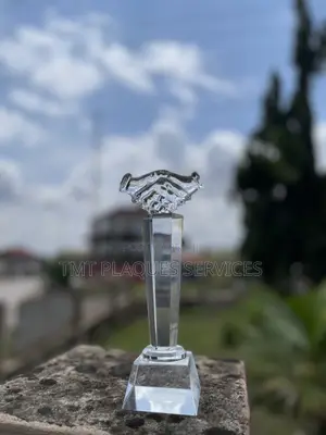 Handshake Award Plaque