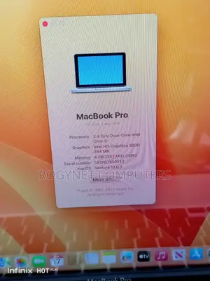 Laptop Apple MacBook Pro 2011 4GB Intel Core i5 HDD 500GB