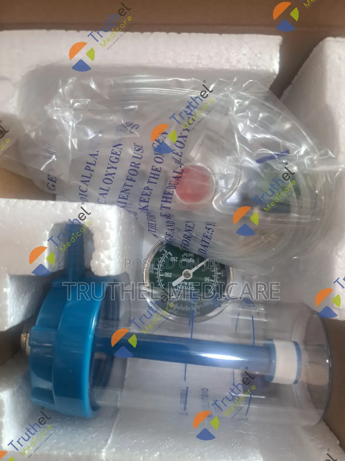 Medical Oxygen Regulator - Fda/Ce/Hospital Grade