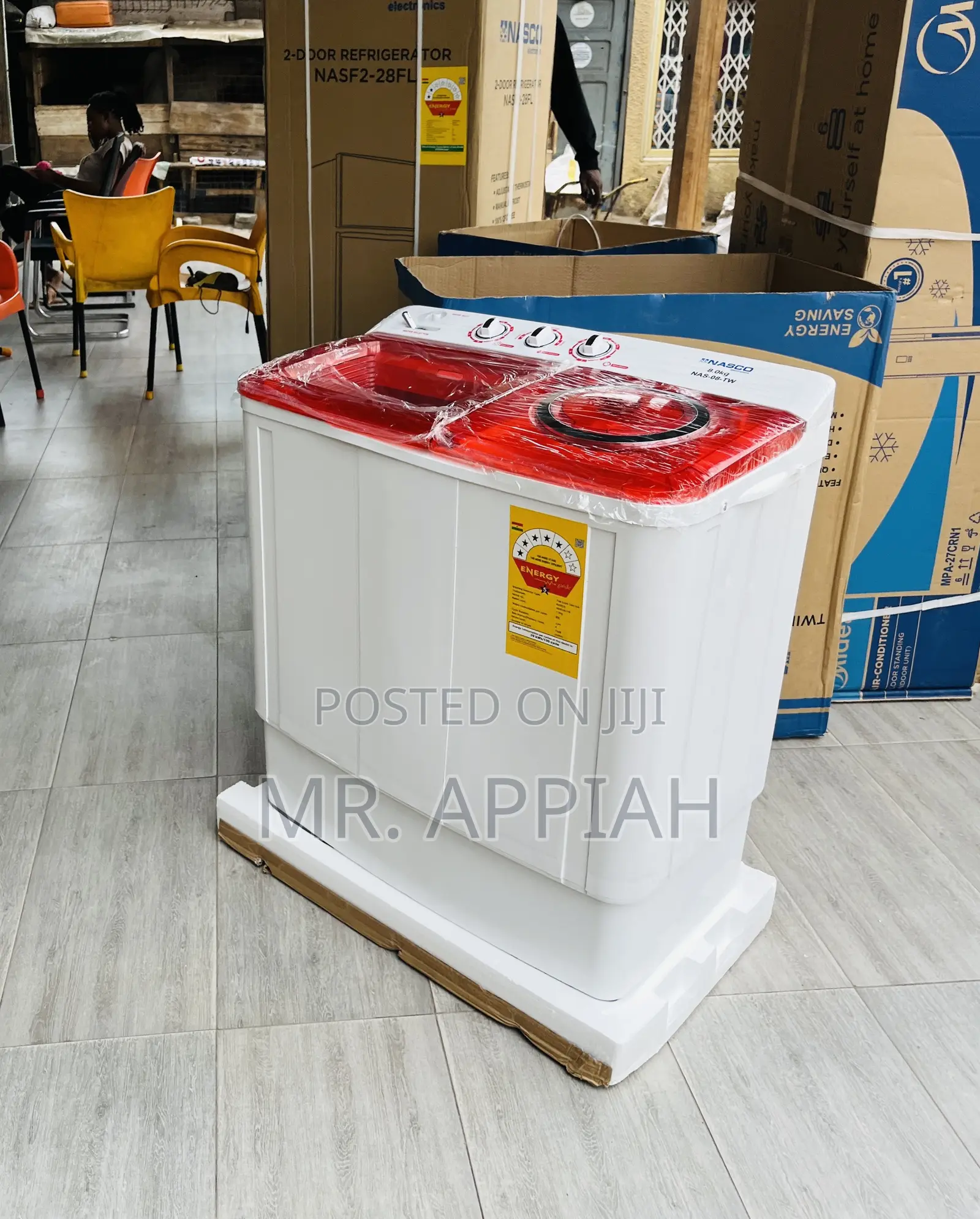 Check Out Quality Nasco 8kg Spin Dry Washing Machine