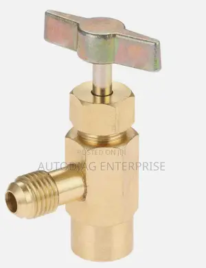 R1234 Ac Left Thread Adapter Self Sealing Can