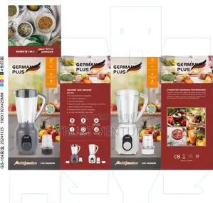German Plus 2 in 1 Blender Unbreakable Jar
