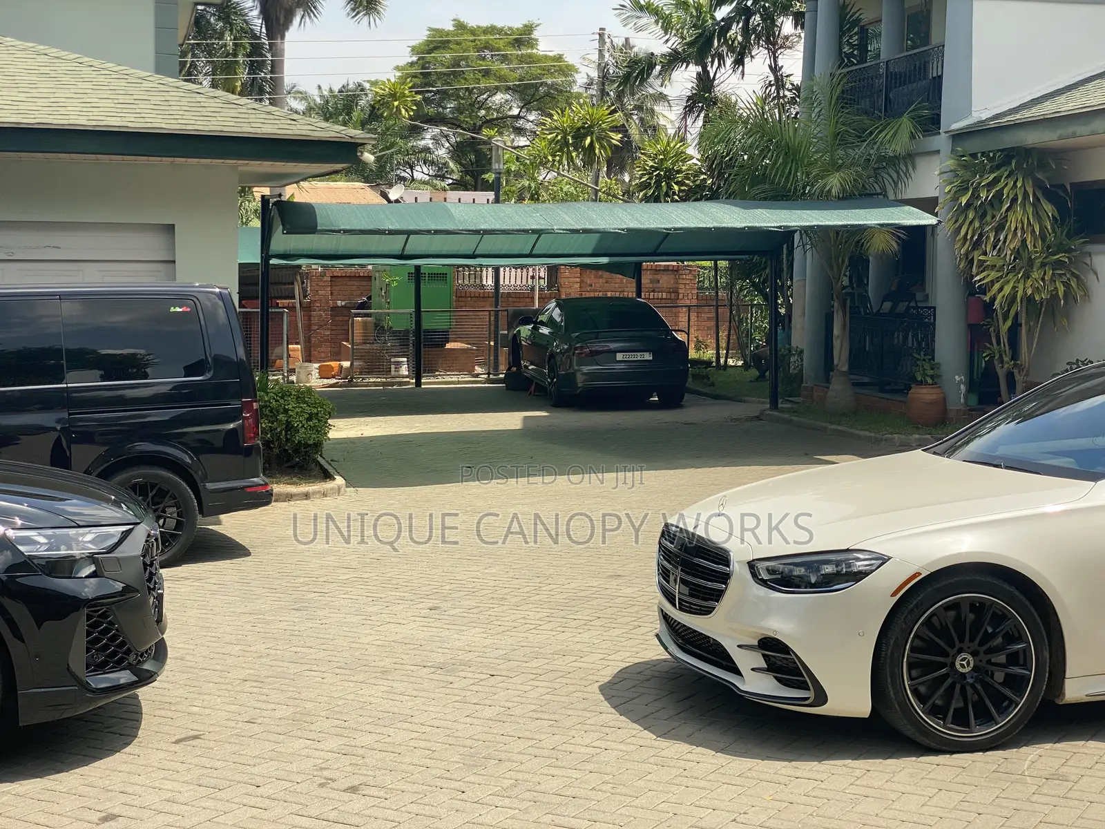 Solid Car Canopy for All Vehicles at Home and Offices