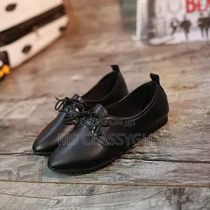 Chanel Style Women's Single Shoes Shallow Mouth Lace-Up