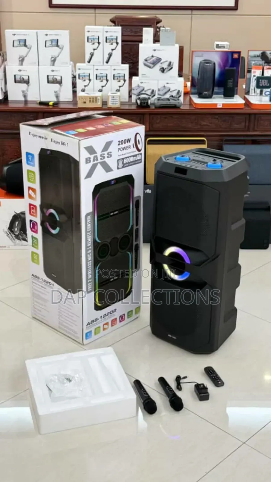 Quality Bluetooth Party Speaker (Double Speaker)