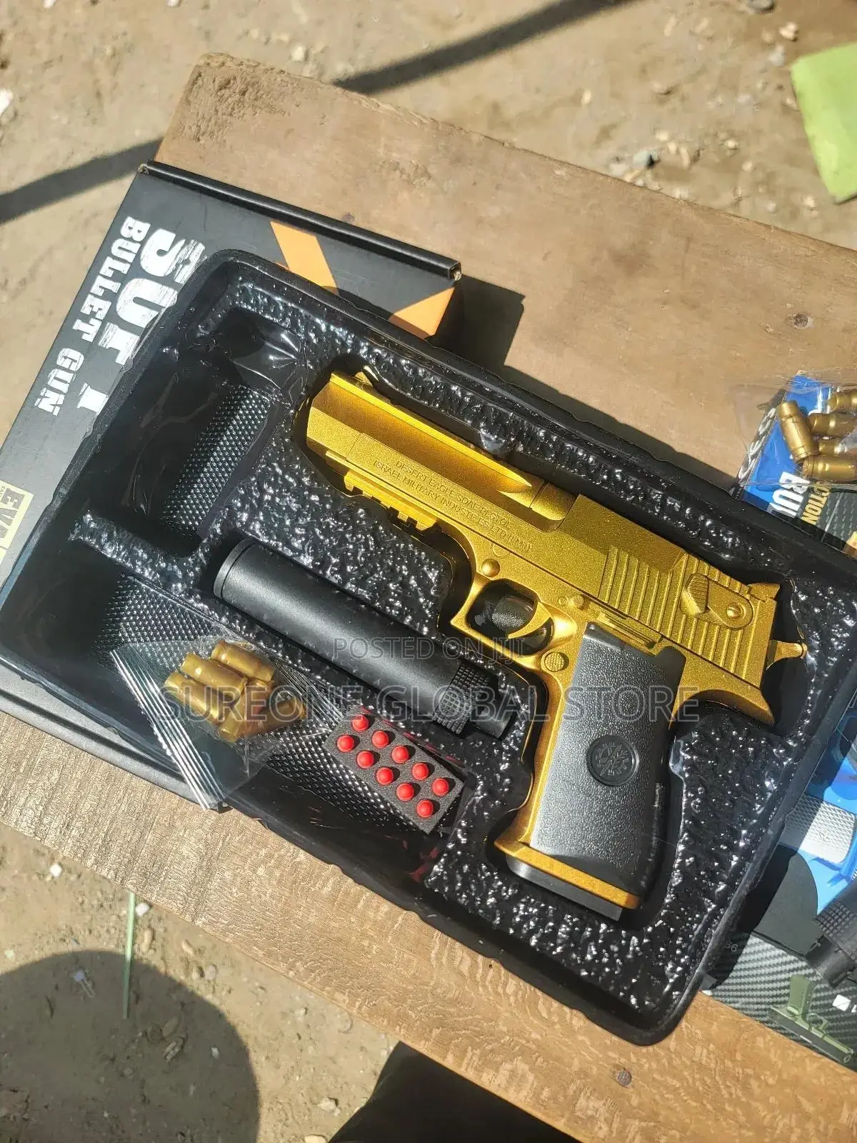 Airsoft Pistol Shell Soft Bullet Gun M1911