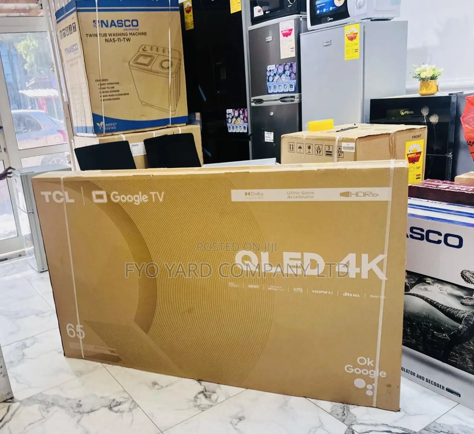 High Standard TCL 65 Smart Qled Andriod Google Led Tv