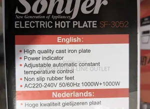 Sonifer Sf - 3052 Hot Plate