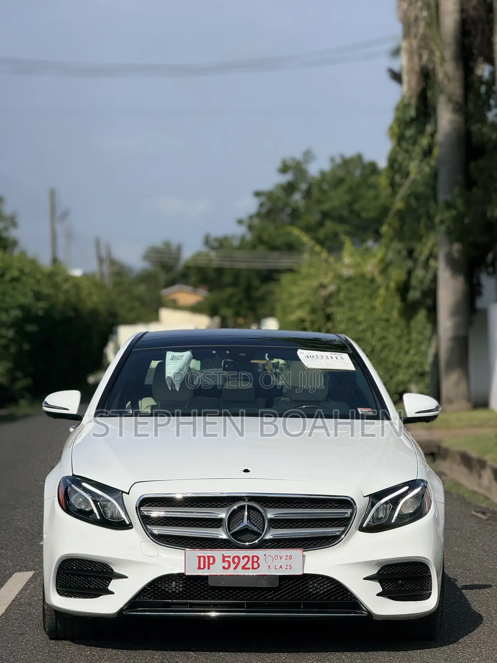 Mercedes-Benz E300 2019 White