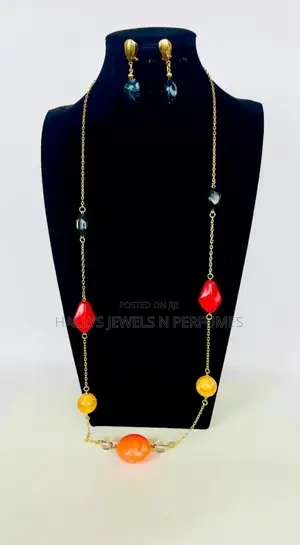 Long Necklace and Earrings Sets, Tarnish-Free
