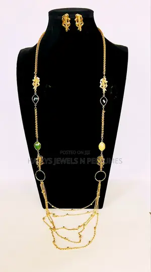 Long Necklace and Earrings Sets, Tarnish-Free