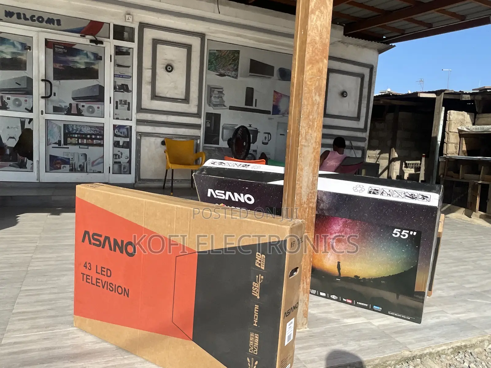 Asano Fullview Metal Bezel-Less Design 43 Inch Digital Tv