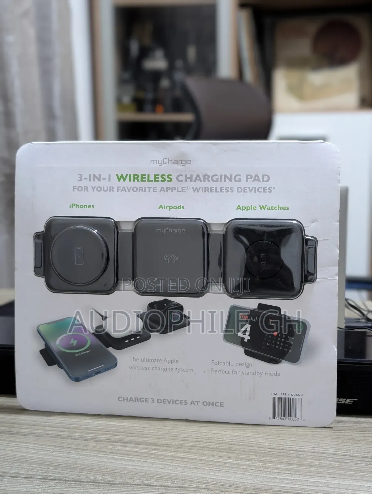 Mycharge 3 in 1 Wireless Charging Pad for Apple Devices
