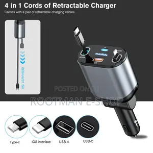 Joyroom 3-in-1 Car Charger
