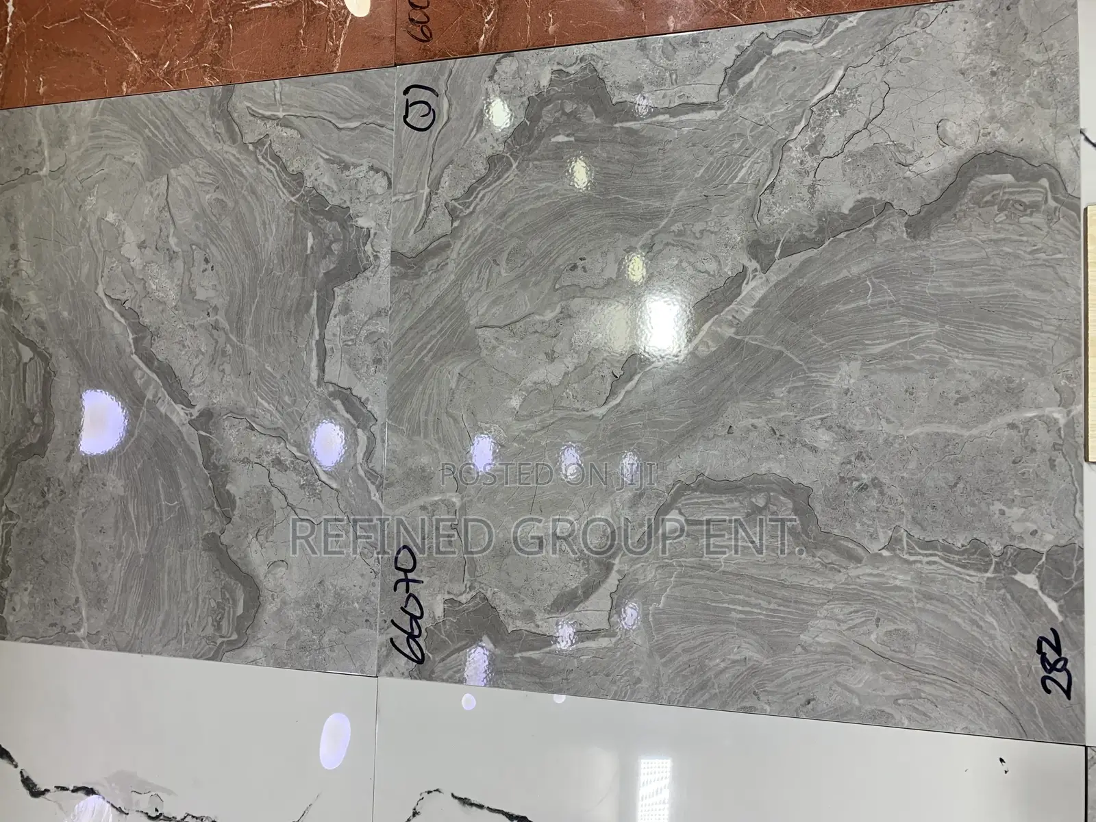 60/60cm Porcelain Tiles.