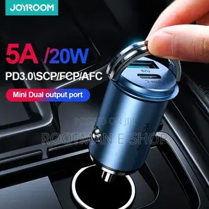 Joyroom C-A35 45w Mini 2-Port Ring-Pull Fast Car Charger