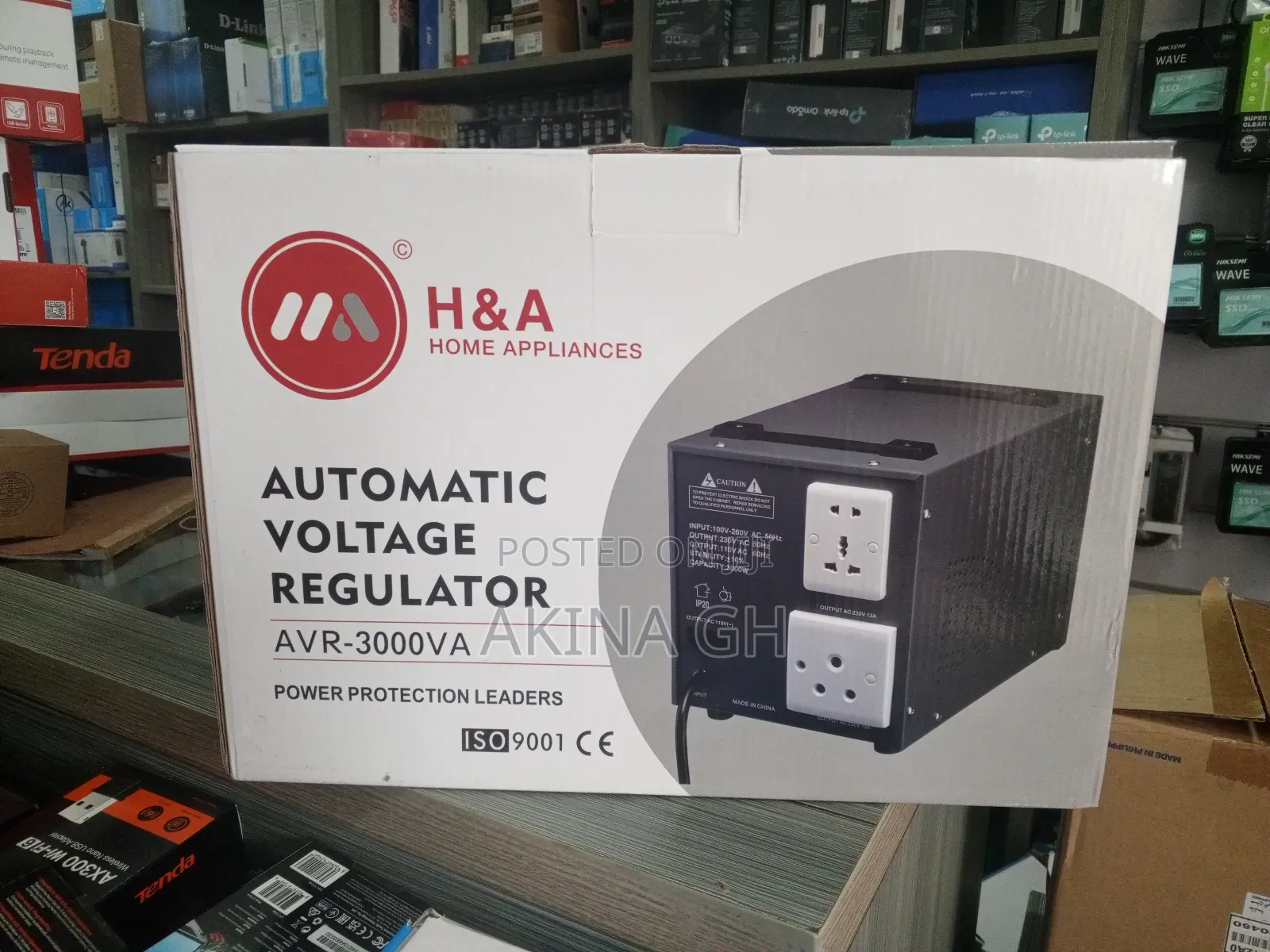 H a 3000va Automatic Voltage Regulator Avr 3000w Stabilizer