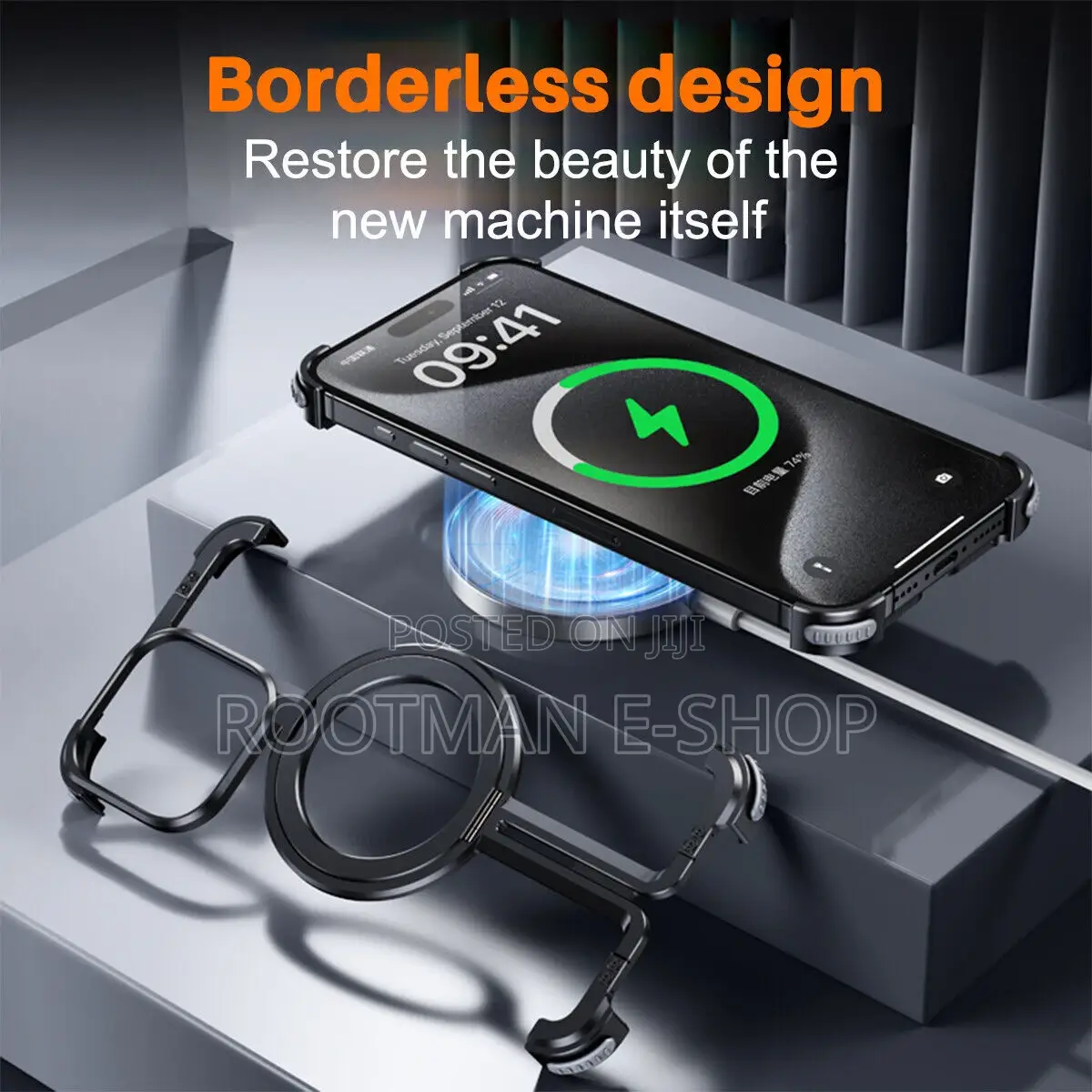 Ofocase Compatible With iPhone 15 Pro Max Frameless Case