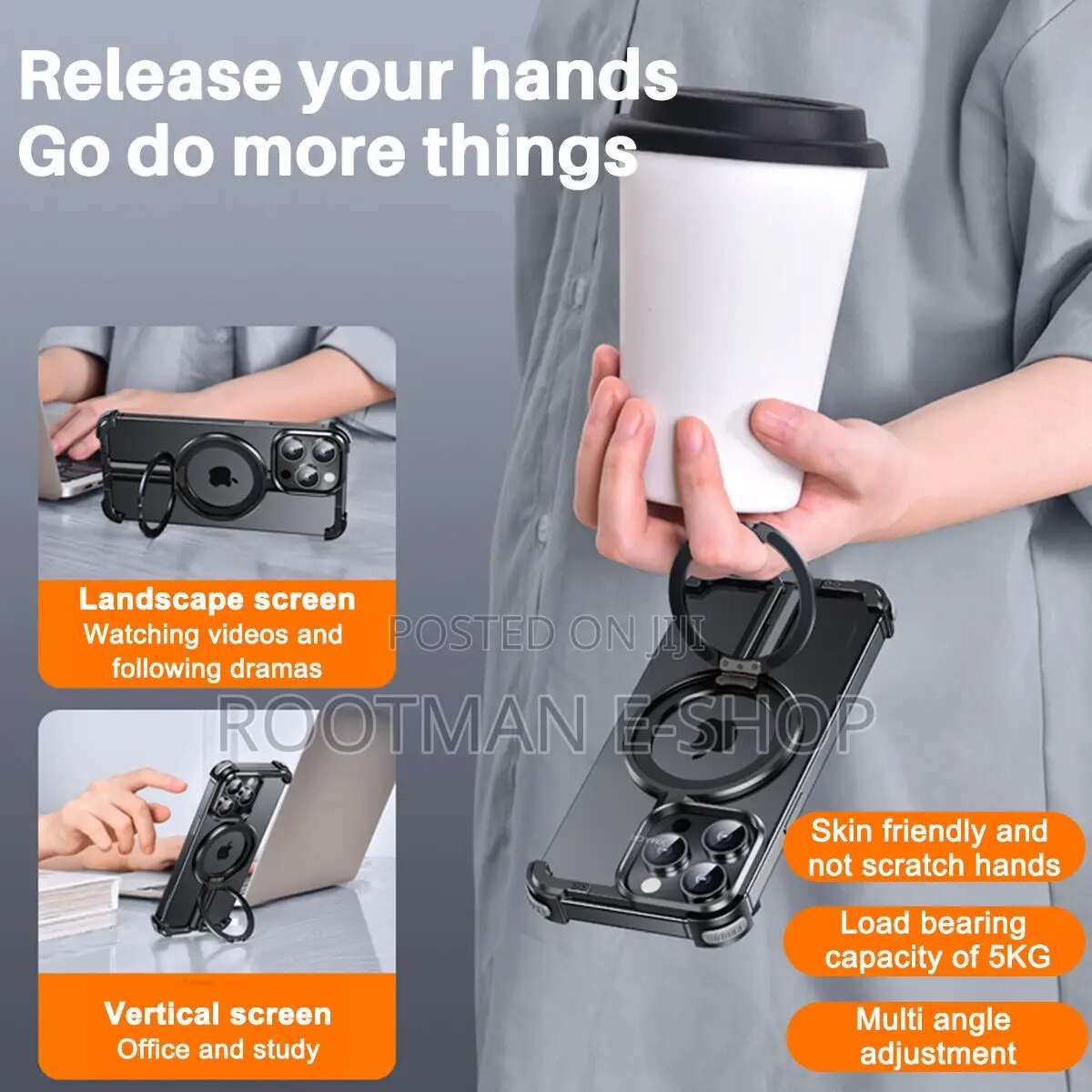 Ofocase Compatible With iPhone 15 Pro Max Frameless Case