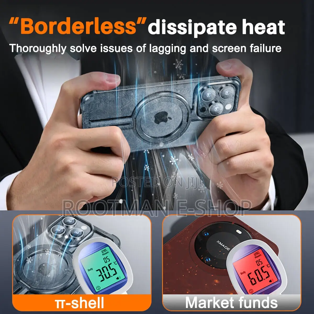 Ofocase Compatible With iPhone 15 Pro Max Frameless Case