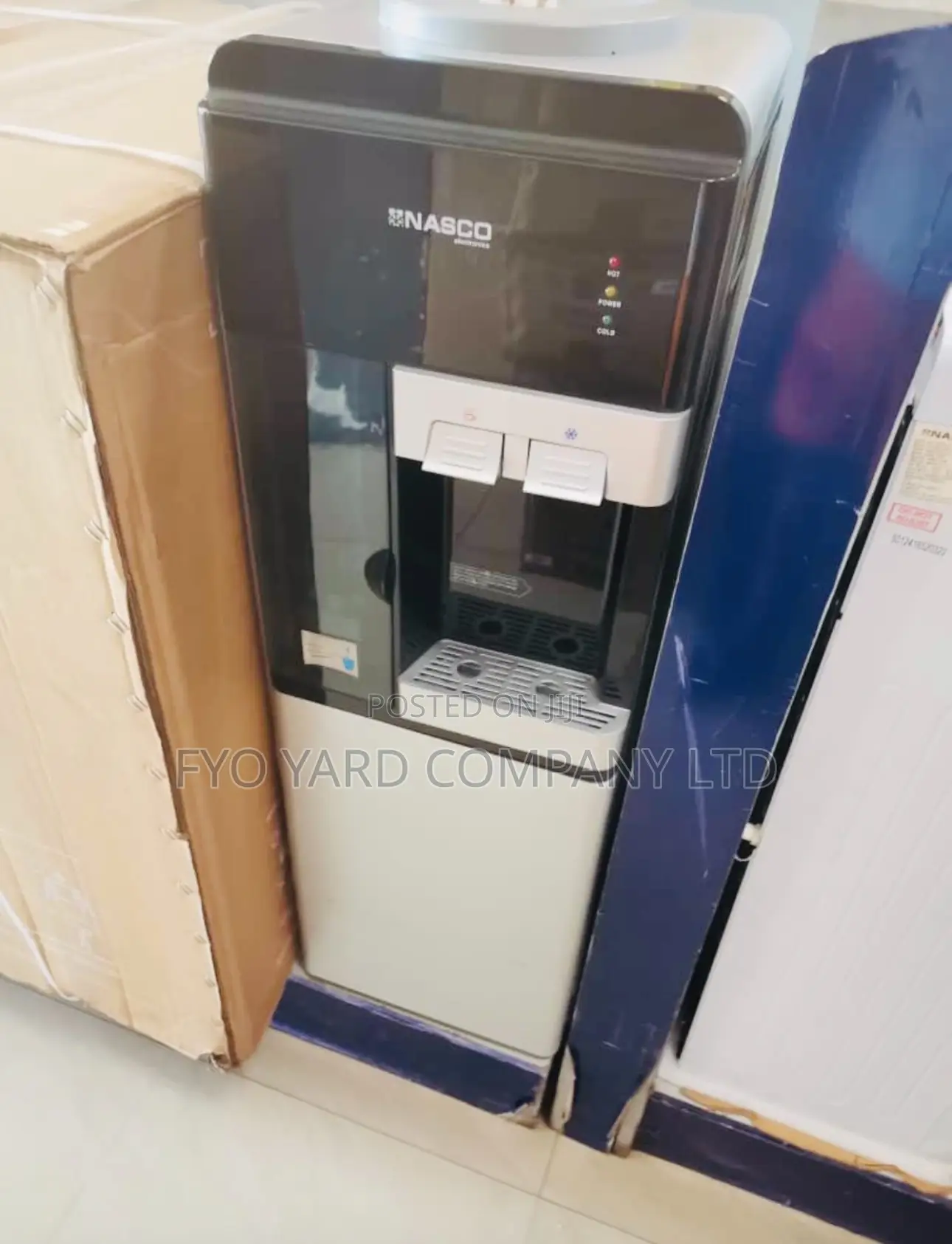 Nasco Hot Cold Water Dispenser Built-in Cup Compartment