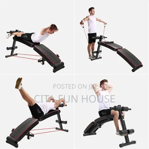 Adjustable/Foldable Abdominal Sit - Up Bench
