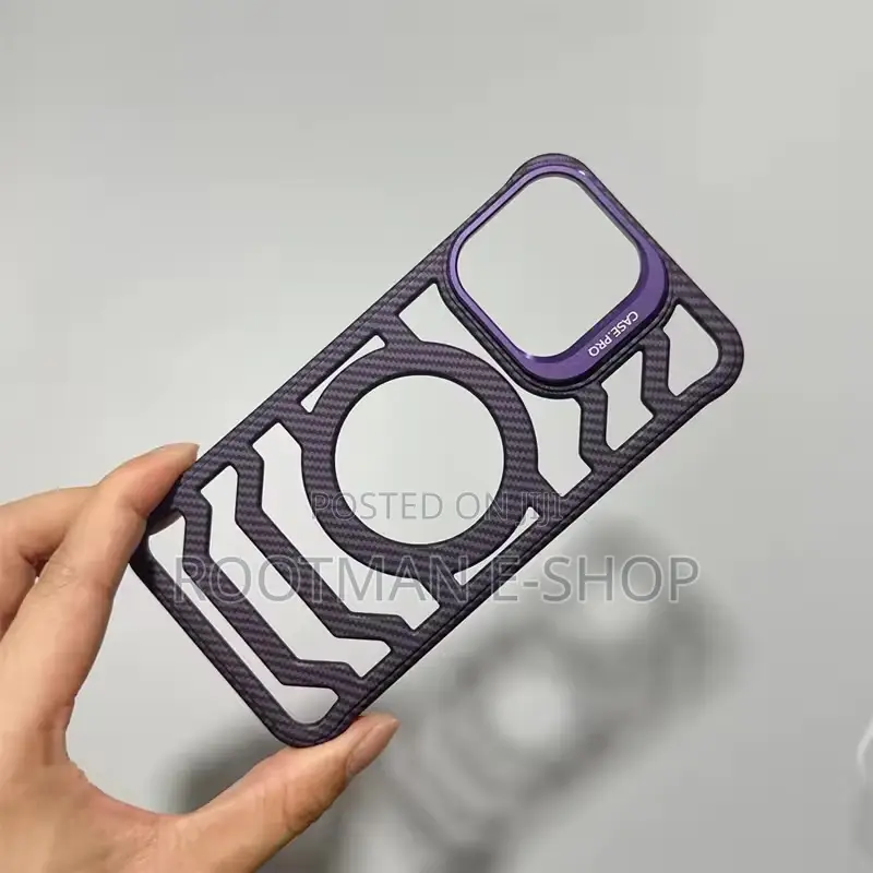 Ultrathin Magsafe Case for iPhone 12 - 16pro Max Carbon Fibre