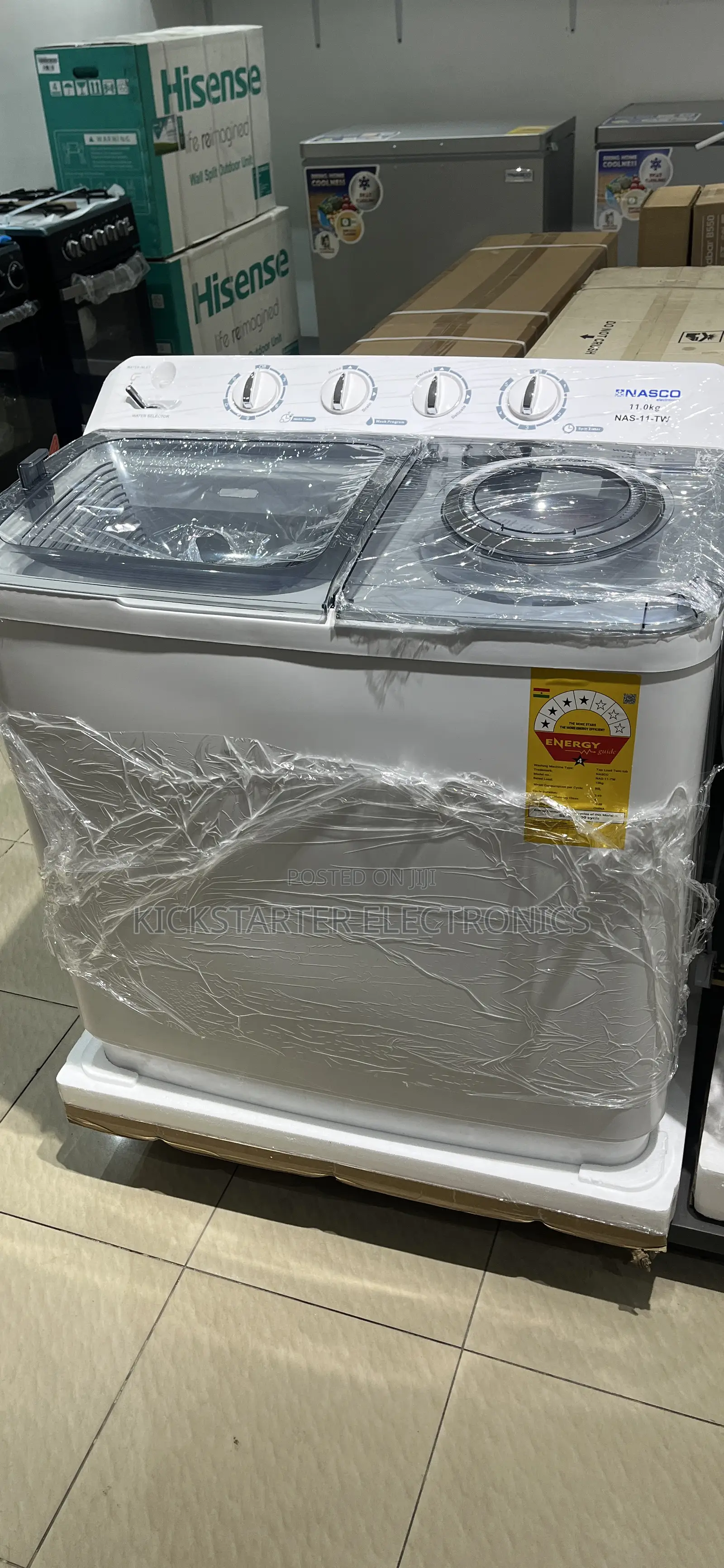 Nasco 11kg Top Loader Washing Machine