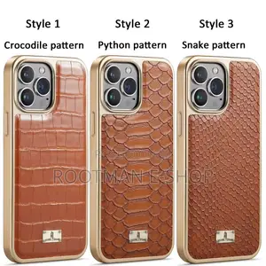 Luxury Deluxe Crocodile Pattern Artificial Leather Back Case