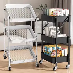 3 Tier Foldable Storage Trolley Cart /Rack
