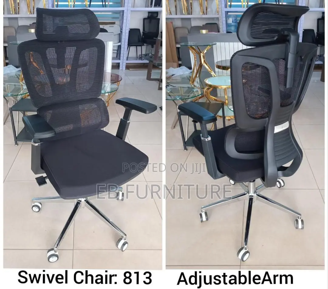 Swivel Office Chair With Headrest
