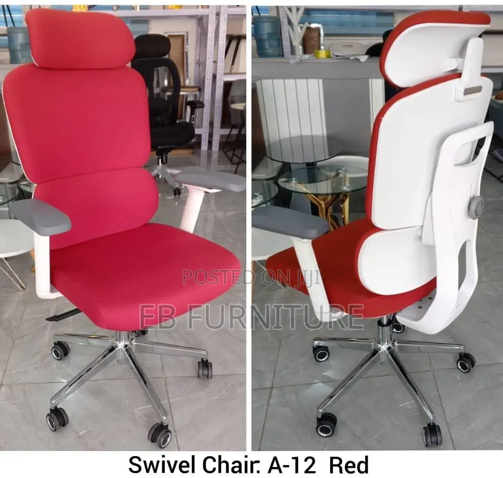 Swivel Office Chair With Headrest
