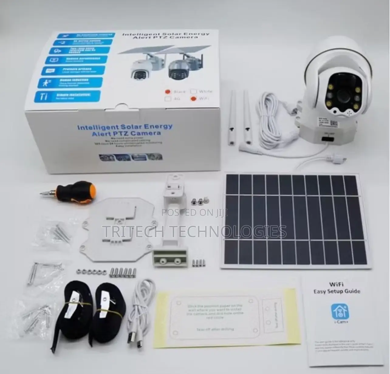 Hikview 3mp 4g Solar PTZ Camera Q5pro
