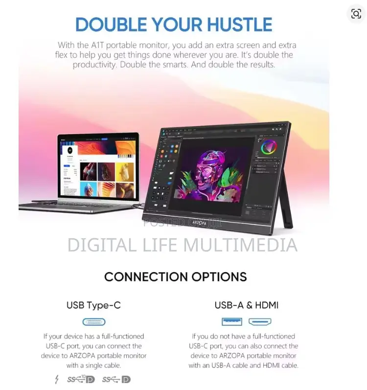 Gaming Touch Portable Monitor A1t Arzopa