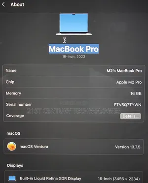 Laptop Apple MacBook Pro 2023 M2 16GB Apple M2 SSD 512GB