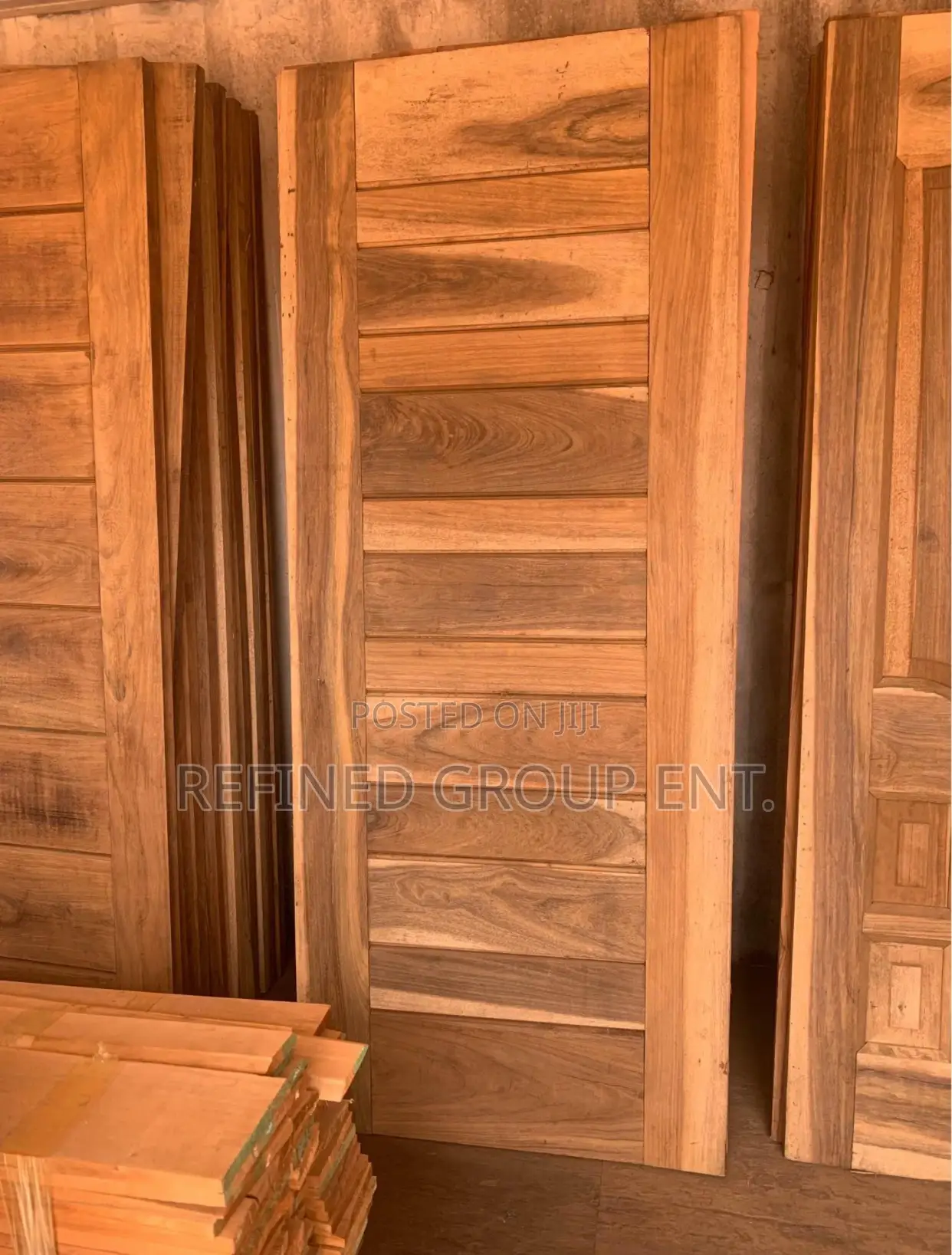 Ghana Made Doors. Hardwood