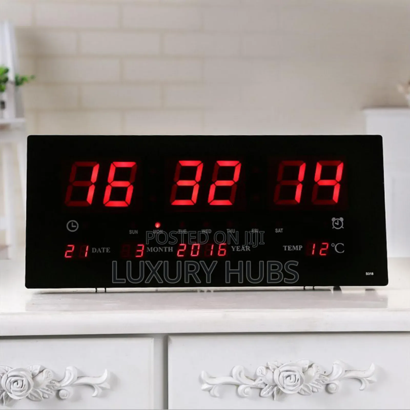 Decorative Calendar Digital Wall Clock