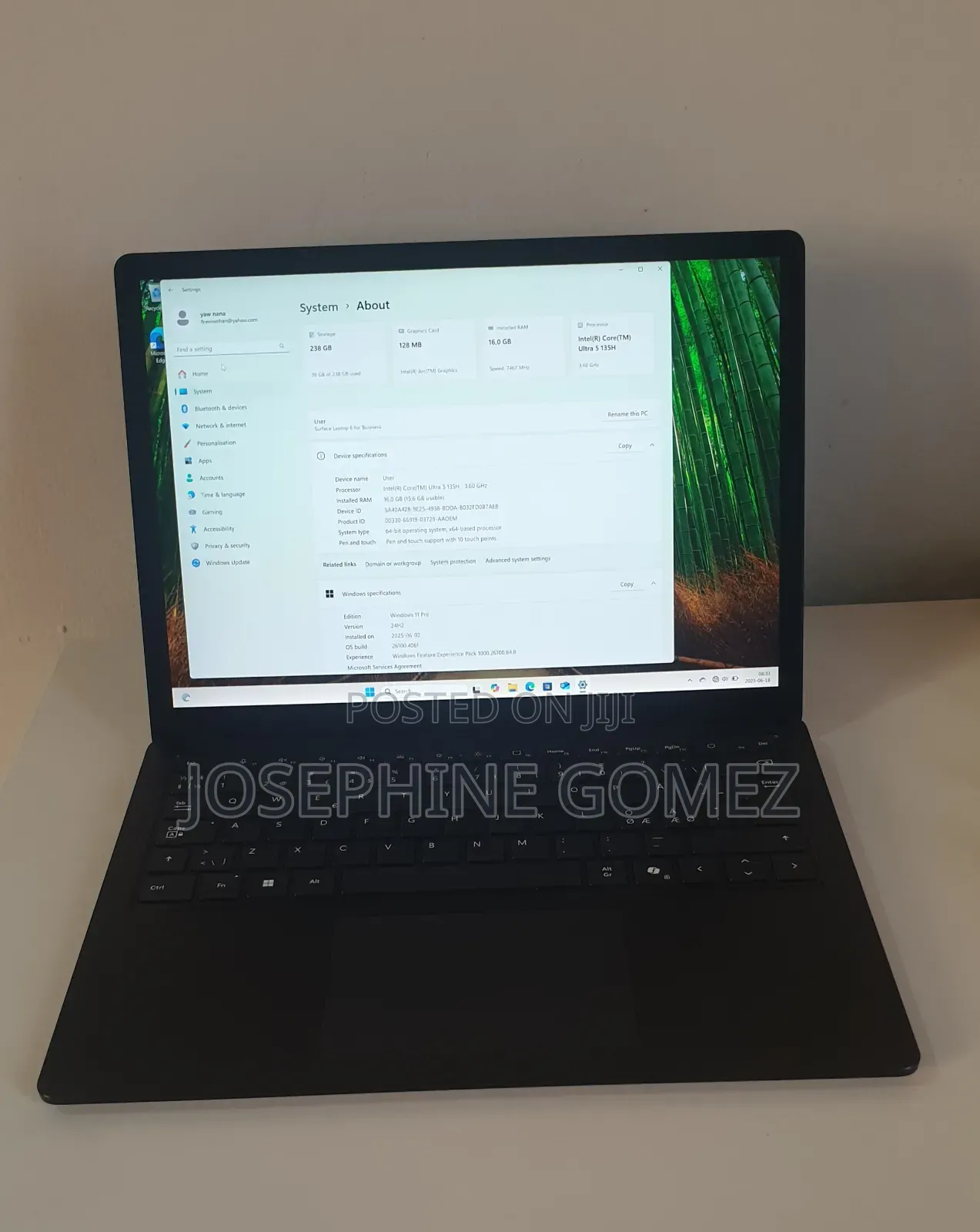 Laptop Microsoft Surface Laptop 6 16GB Intel Core Ultra 5 SSD 256GB