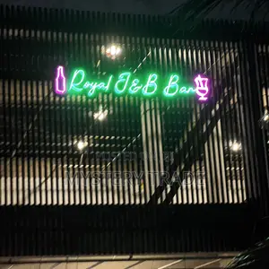 Royal J B Neon Outdoor Signage