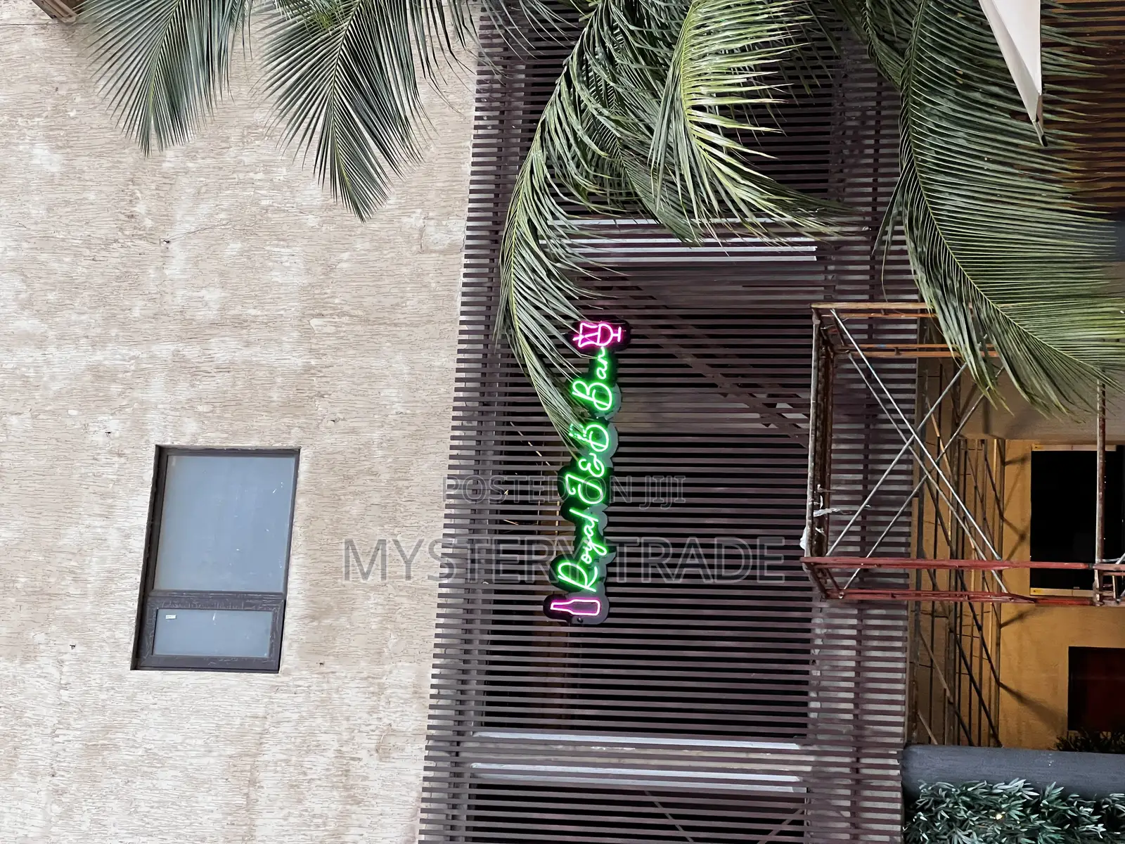 Royal J B Neon Outdoor Signage