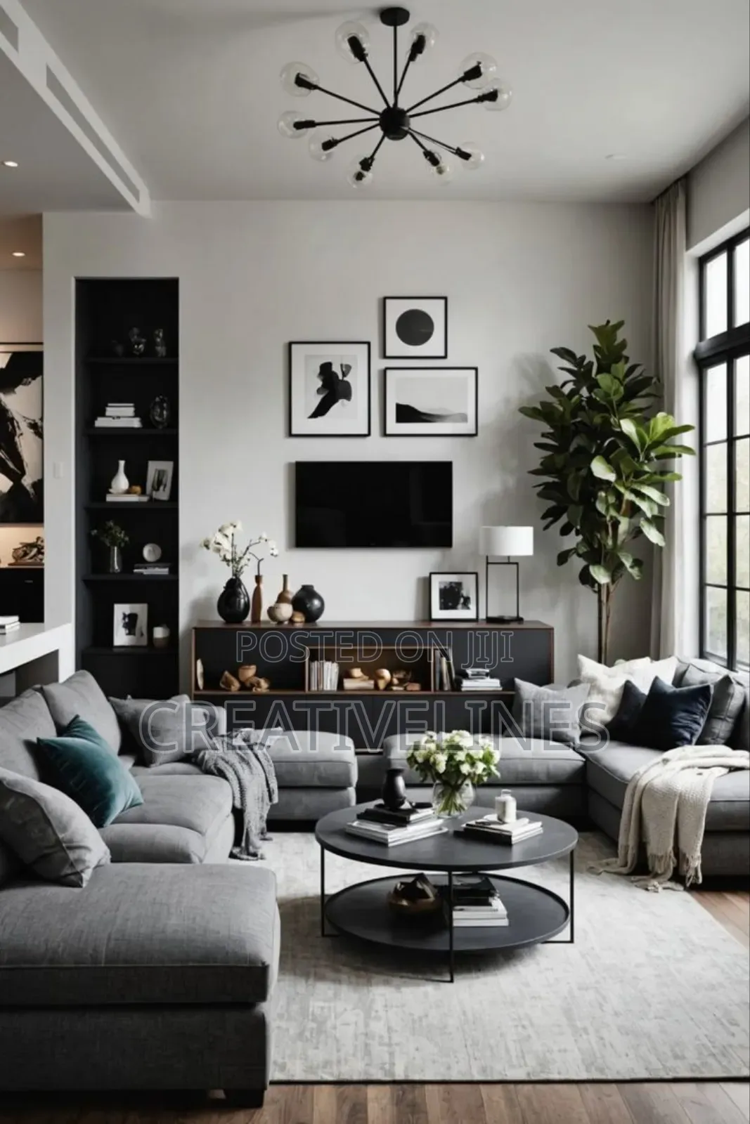 Liing Room Interior Dec