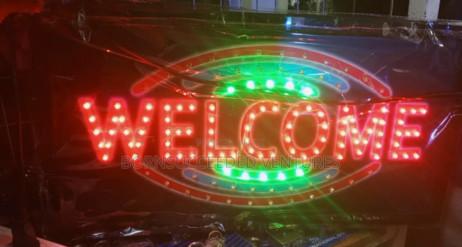 Led Sign Lights Welcome