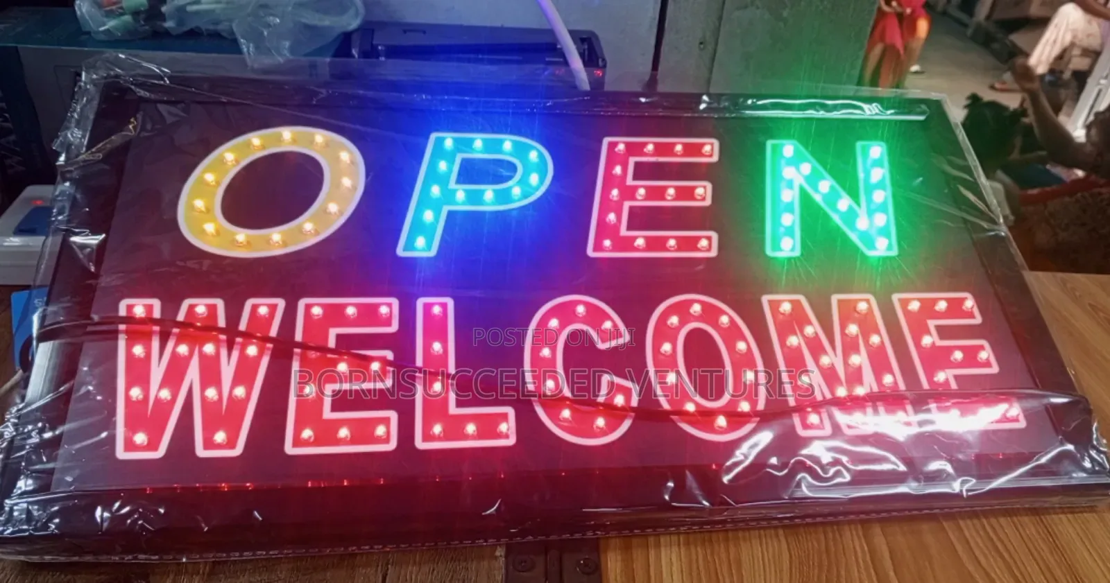 Open Welcome Sign Led Light