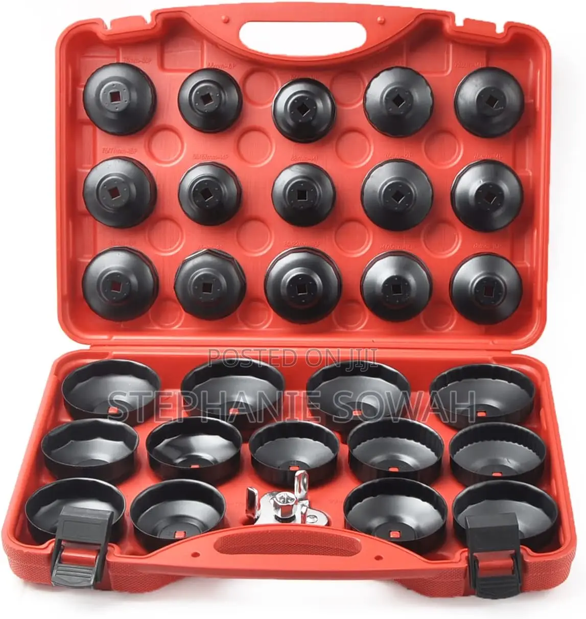 30pcs Oil Filter Wrench Set Cup Style Socket Remover