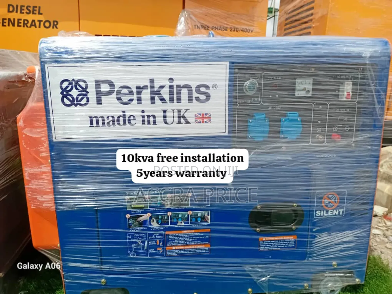 Guarantee Power Perkins 10kva Diesel 13000watts Diesel